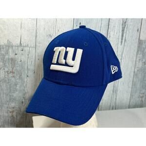 New York Giants New Era 9FORTY Adjustable Hat Blue NFL Adjustable Cap
